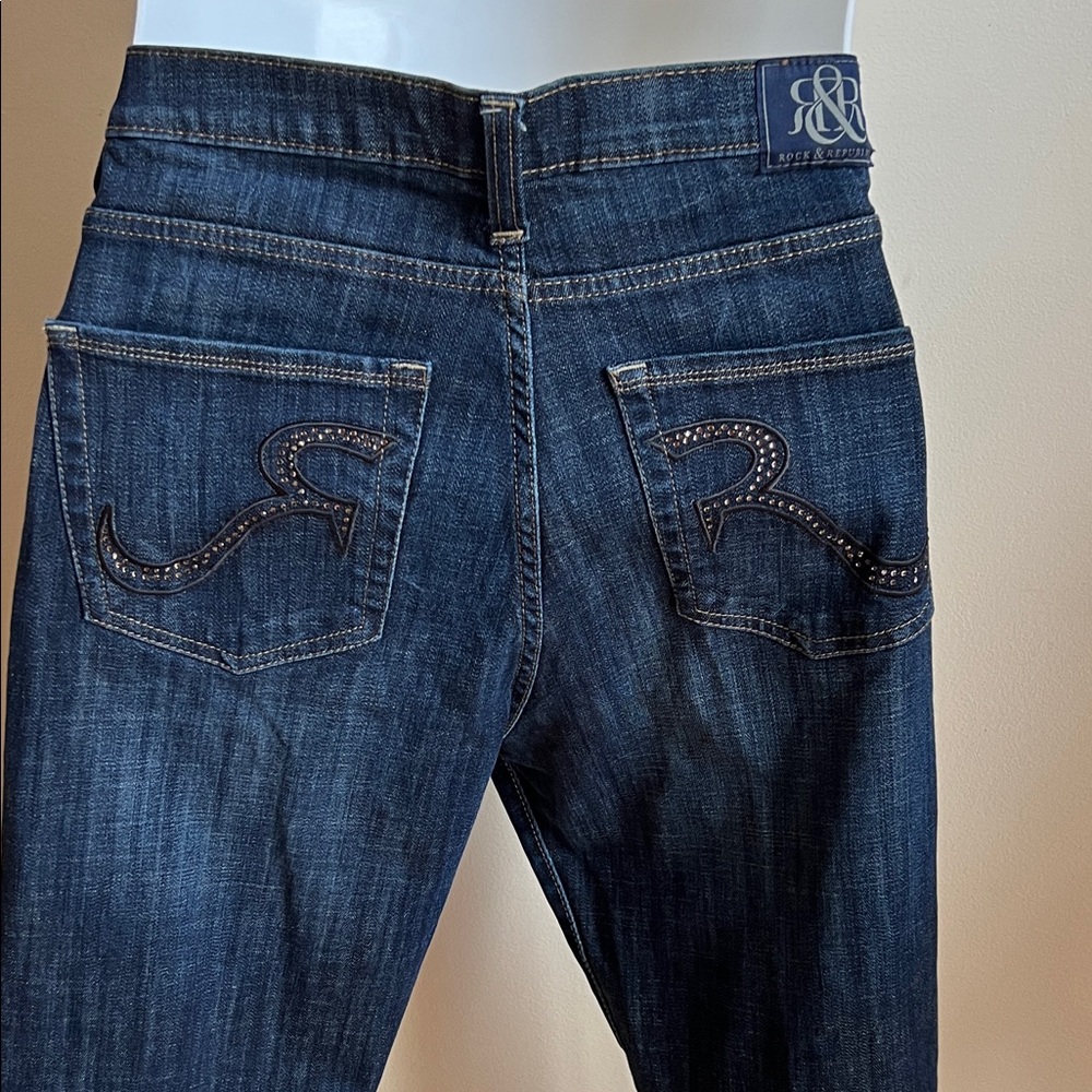 Rock & Republic Deep Indigo Flare Jeans